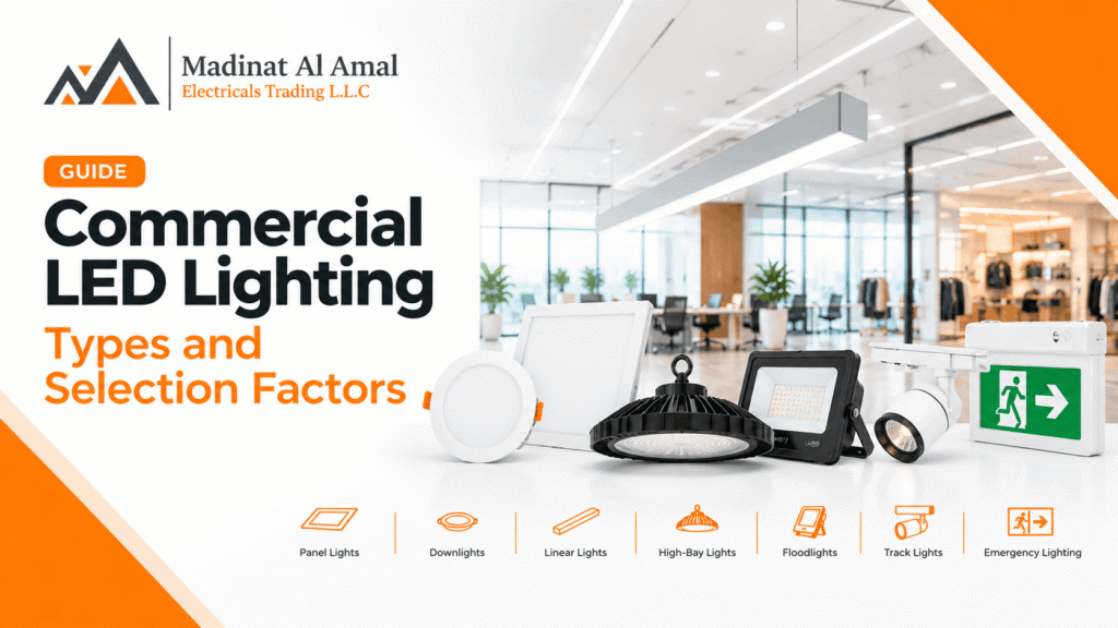 Commercial LED Lighting: Types and Selection Factors